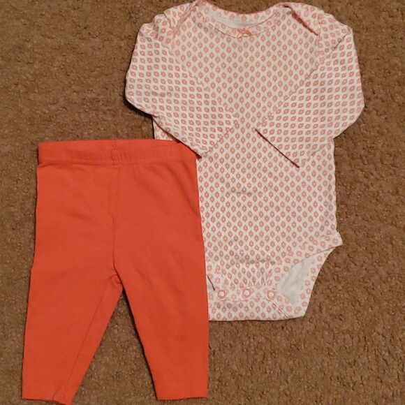 Three Set's of Carter's Baby Two Piece Bodysuit Pant Set Size 6M - Picture 2 of 13